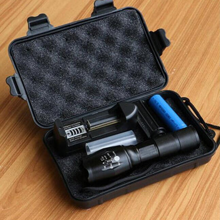 led Zoom Flashlight Torch Tactical 5000 Lumens Led High Power Flashlights AAA or 18650 battery kit