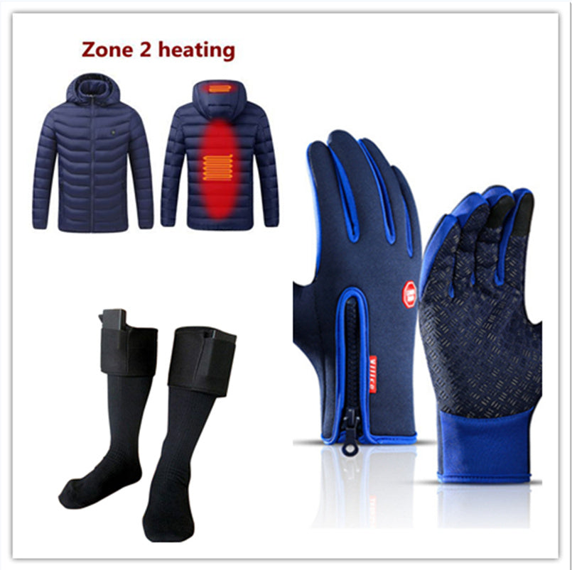 PolarFlex | Winter Touch Gloves | Waterproof | Touchscreen | Blue, Black, M, L | Keeps Hands Warm And Dry On Rides -