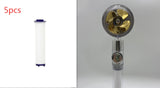 High-Pressure Water-Saving Shower Head | 360° Rotating Turbo Fan Spray Nozzle | ABS Pressurized Shower with Filter | Chrome Round Fixed Head - Hardware > Plumbing > Plumbing Fixture Hardware & Parts > Shower Parts > Shower Heads > Handheld Shower Heads