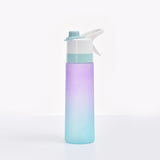 Large Capacity Spray Water Bottle | Leakproof Sports & Fitness Cup for Girls | Portable Travel Drinkware with Handle Strap | Wide-Mouth BPA-Free Plastic - Home & Garden > Kitchen & Dining > Food & Beverage Carriers > Water Bottles