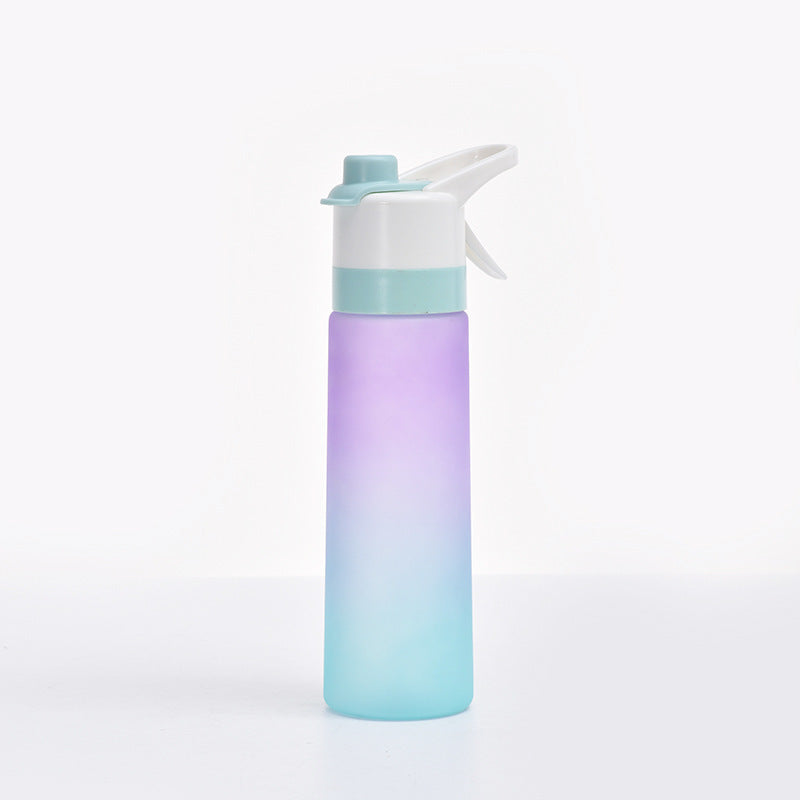 Large Capacity Spray Water Bottle | Leakproof Sports & Fitness Cup for Girls | Portable Travel Drinkware with Handle Strap | Wide-Mouth BPA-Free Plastic - Home & Garden > Kitchen & Dining > Food & Beverage Carriers > Water Bottles