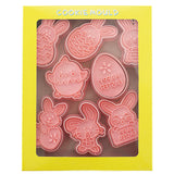 SunnyBakes | Easter Cookie Mold Set | Cartoon Bunny Shapes | Plastic Press Molds | Type A Type B | Easy Easter Cookies -