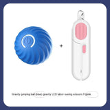 Durable Rubber Dog Chew Ball Toy | Bite-Resistant Training Ball for Puppies & Dogs | Smart USB Interactive Jumping Ball | Teeth Cleaning & Exercise Toy - Animals & Pet Supplies > Pet Supplies > Dog Supplies > Dog Toys