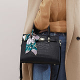 LuxeMama | Handbag | Cowhide Leather Build | Spacious Organization | Black | Versatile Everyday Use -