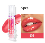 Liquid Lip Gloss Tube | High-Pigment Slightly Spicy Lip Honey Gloss | Mirror Shine Lip Color | Moisturizing & Smooth Formula | Sexy Glossy Finish | 6 Shades | Long-Lasting Lightweight Lip Makeup - Health & Beauty > Personal Care > Cosmetics > Makeup > Lip Makeup > Lip Gloss