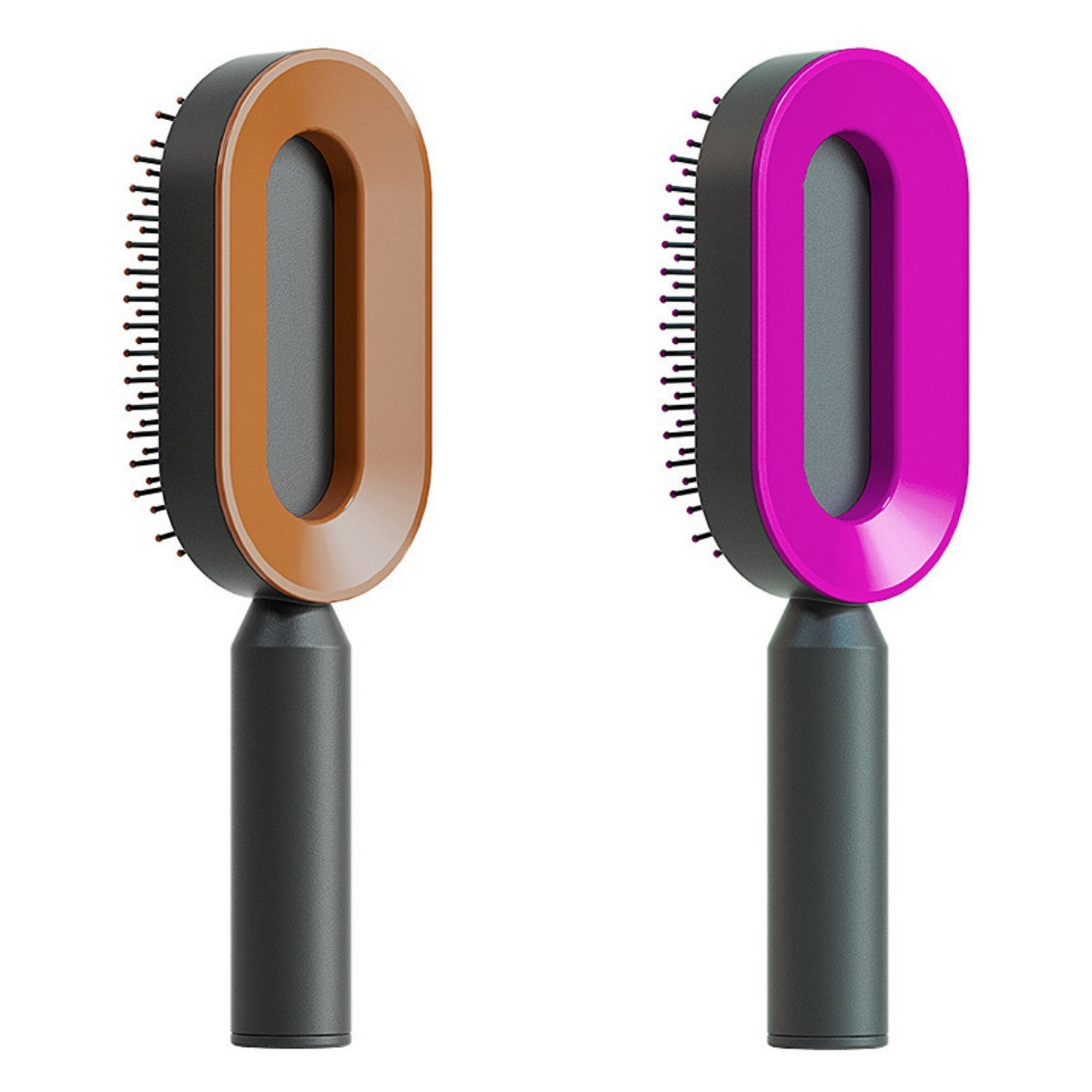 Self-Cleaning Hair Brush for Women | One-Click Cleaning Detangling Comb | 3D Air Cushion Scalp Massage Brush | Anti-Static, No-Pull Hairbrush | Pain-Free Detangling for All Hair Types | Optional Wall-Mounted Storage - Health & Beauty > Personal Care > Hair Care > Hair Styling Tools > Combs & Brushes > Paddle Hairbrushes