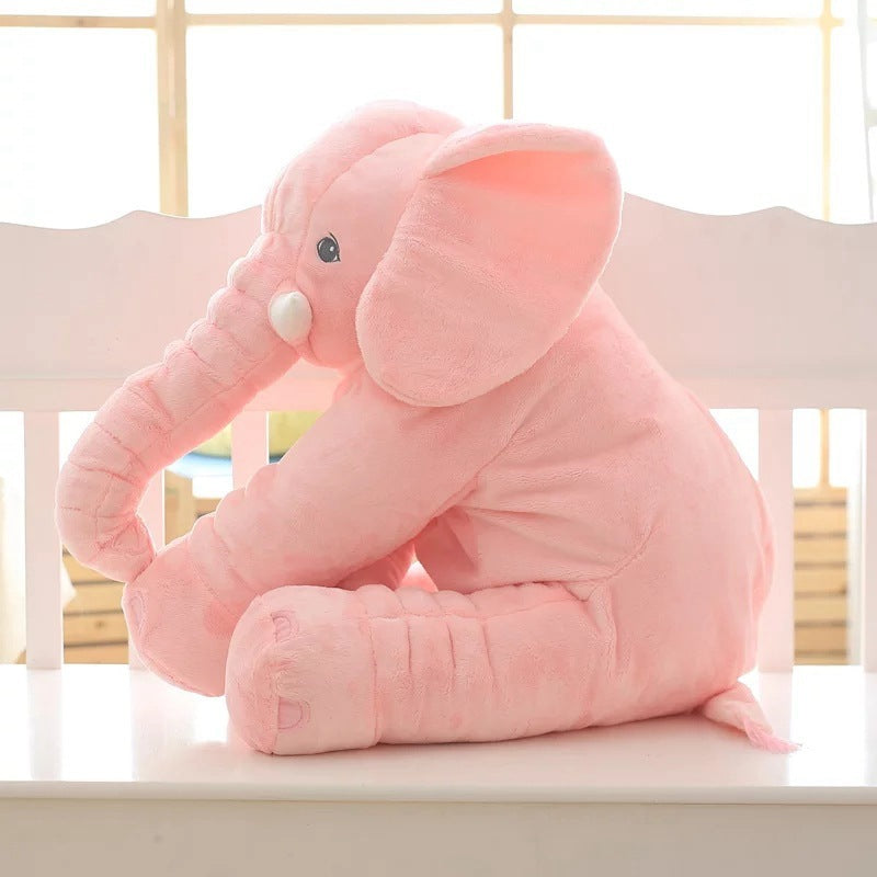 Cuddle Cloud | Elephant Plush Toy | Soft Comfort | Leather Shell | Beige | Helps Baby Sleep Peacefully -