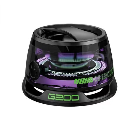Portable Bluetooth Speaker G200 RGB Lighting Speaker BT5.3 Mini Sound Box 7 Hours Playback Magnetic Phone Holder