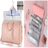 Large Capacity Travel Duffle Bag for Women | Waterproof Foldable Suit Bag & Handbag | PU Material | Dry-Wet Separation | Lightweight Weekend Tote | Outdoor Sports & Travel Carry Bag - Luggage & Bags > Duffel Bags