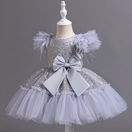 Flower Children's Clothing Children's Wedding Dress Tulle Skirt Summer