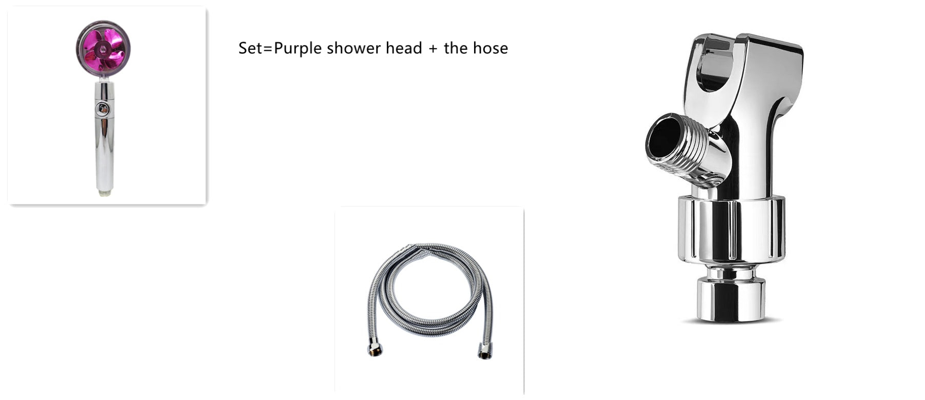High-Pressure Water-Saving Shower Head | 360° Rotating Turbo Fan Spray Nozzle | ABS Pressurized Shower with Filter | Chrome Round Fixed Head - Hardware > Plumbing > Plumbing Fixture Hardware & Parts > Shower Parts > Shower Heads > Handheld Shower Heads