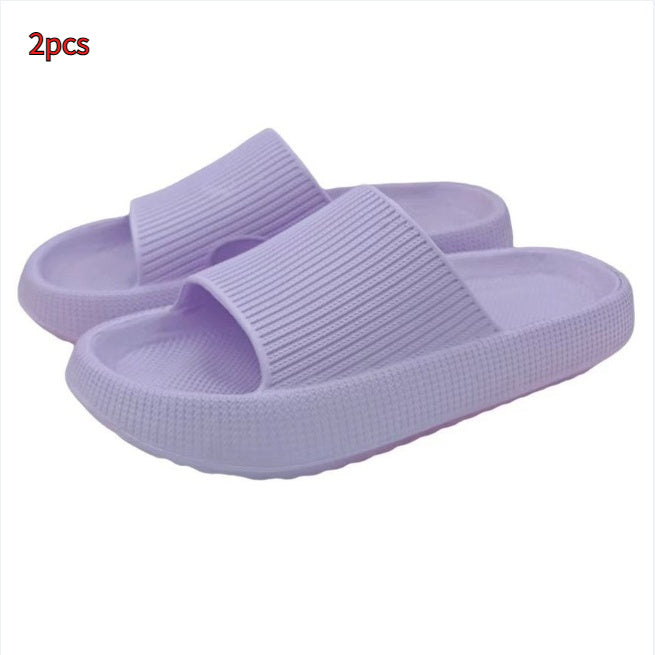 Soft Home Couple Slippers | Unisex EVA Non-Slip Indoor House Shoes | Comfortable Toe Slippers | Wear-Resistant Lightweight Home Footwear | Multiple Sizes & Colors - Apparel & Accessories > Shoes > Slippers