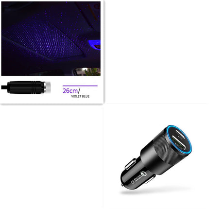 Star Light Projector Party Lights USB LED Light Interior Lighting LED Interior Car Lights Starry Sky Galaxy Night Lights