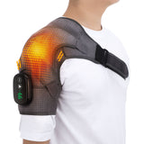 TheraHeat|Heated Shoulder Massage Belt|Usb Rechargeable|Shoulder and Back Muscle Relief||Portable On The Go Heating -