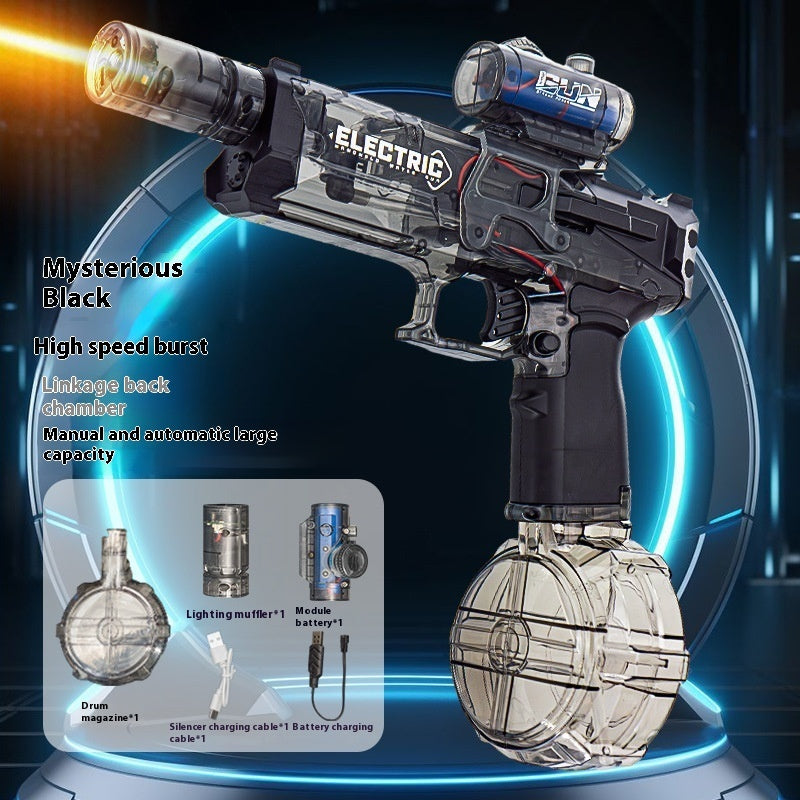 Fire Rat | Electric Water Gun | LED Light | Long Range Water Spray | | USB Rechargeable Battery -