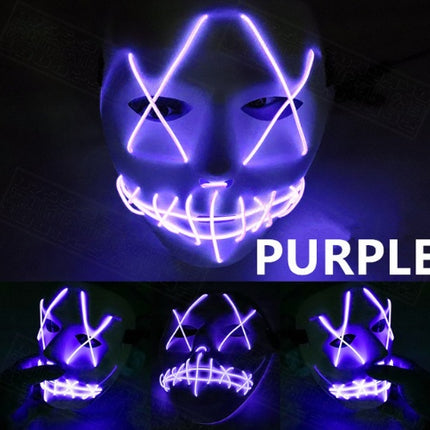 Halloween Led Glowing Full Face Mask