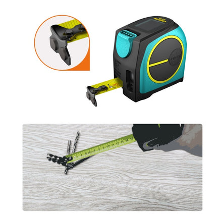 2 In 1 Laser Tape Measure Tool Electronic Distance
