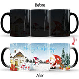 Merry Christmas | Color Changing Mug | Heat Activated | Color Reveal | Ideal Christmas Gift -