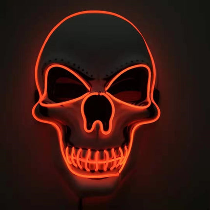 Skull LED Glowing Halloween Mask