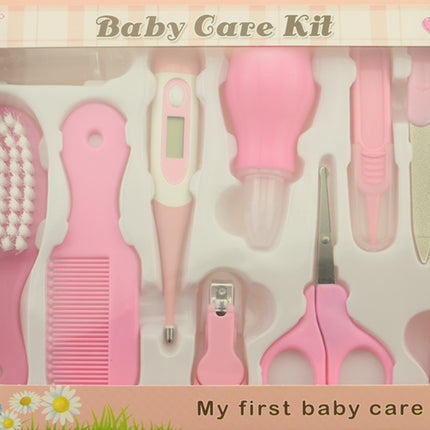Maternal and Infant Thermometer Feeding Nasal Nasal Care 10 Piece Set Baby Manicure Clamp Nail Clipper Set