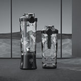 PulseBlend | Portable Blender | Six Blade 304 SS | Crushes Ice And Frozen Fruit For Smooth Shakes | On The Go -