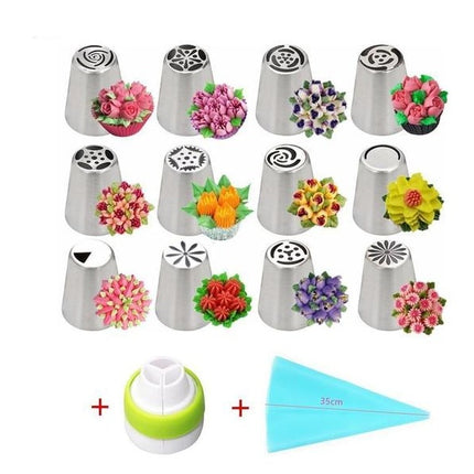 3 in one LIMITED EDITION CHRISTMAS STYLE Stainless Steel Cake Decorating Nozzle