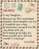 CozyLetters | Fleece Blanket | Letter Printed | Encouragement Gift | 3 Sizes | Soft Warmth -