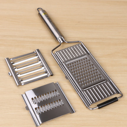 Stainless Steel Grater, Vegetable And Fruit Slicer, Peeler