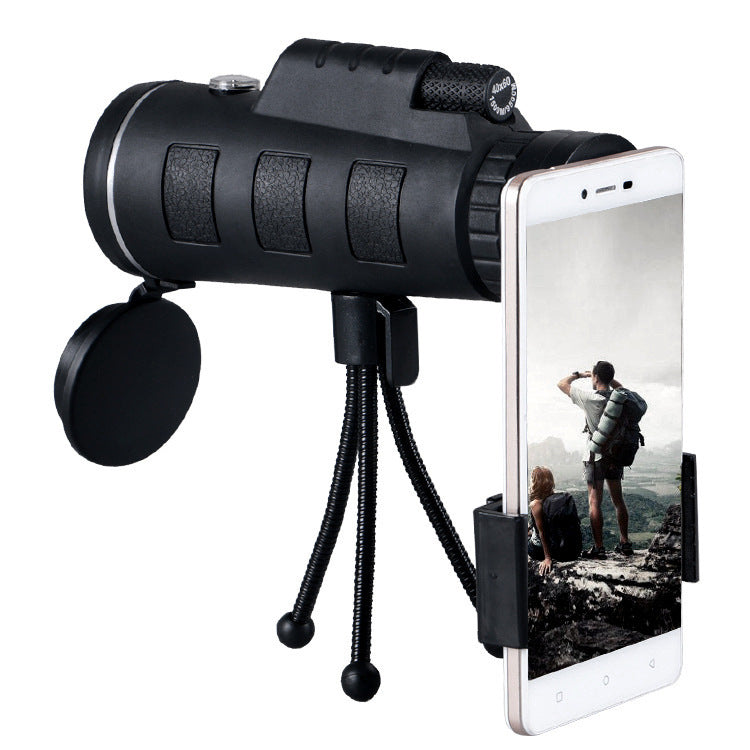 Universal | Monocular Telescope | 40x60 Magnification | Compass and Phone Clip Tripod | Portable Outdoor Viewing -