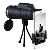 Universal | Monocular Telescope | 40x60 Magnification | Compass and Phone Clip Tripod | Portable Outdoor Viewing -