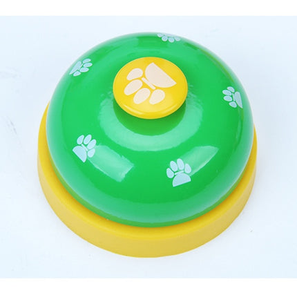 Cat And Dog Trainer Pet Footprints Ringing The Bell