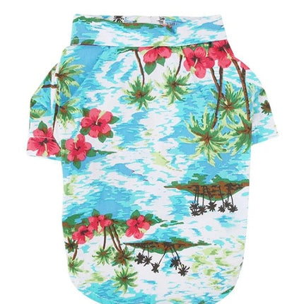 Hawaiian dog style shirt clothes