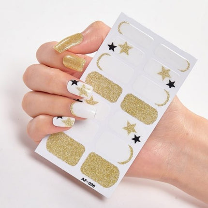 Nail Stickers, Nail Polish Glue, Full Nail Stickers