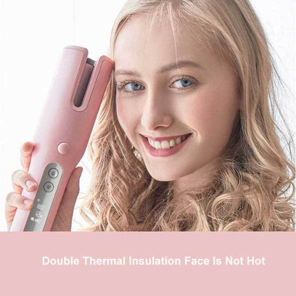 Wireless Automatic Curler USB  LCD Screen Ceramic Heating Anti-perm Curler