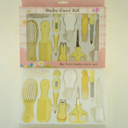 Maternal and Infant Thermometer Feeding Nasal Nasal Care 10 Piece Set Baby Manicure Clamp Nail Clipper Set