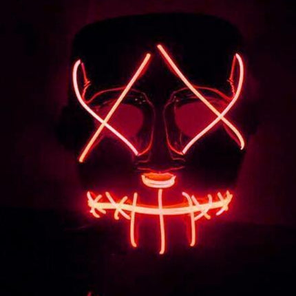 Halloween Led Glowing Full Face Mask