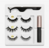 Magnetic False Eyelashes | Fashion Cotton Stem Lash Pair | Lightweight Chemical Fiber Lashes | Reusable Natural Look Magnetic Eyelash Set | Easy Wear & Comfortable Fit - Health & Beauty > Personal Care > Cosmetics > Makeup > Eye Makeup > False Eyelashes