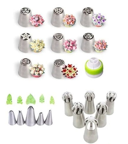 3 in one LIMITED EDITION CHRISTMAS STYLE Stainless Steel Cake Decorating Nozzle