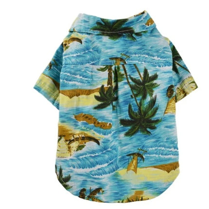 Hawaiian dog style shirt clothes