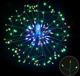LumaCraft | LED Fireworks Light String | Low Power | One Button | Multicolor | Festive Decor -