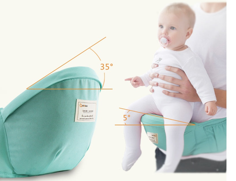 Love Child Treasure | Waist Stool | Multi-Use | Max 20Kg | Light Khaki | Safe Feeding -