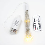 LumaCraft | LED Fireworks Light String | Low Power | One Button | Multicolor | Festive Decor -
