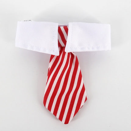 Pet bow tie tie child baby tie cartoon print small tie spot wholesale dog tie