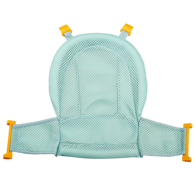 AquaNest | Baby Bath Float Seat | Three Way Buckle Belt | Skin Friendly Mesh Fabric | Safe Buoyant Bath Time -