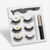 Magnetic False Eyelashes | Fashion Cotton Stem Lash Pair | Lightweight Chemical Fiber Lashes | Reusable Natural Look Magnetic Eyelash Set | Easy Wear & Comfortable Fit - Health & Beauty > Personal Care > Cosmetics > Makeup > Eye Makeup > False Eyelashes