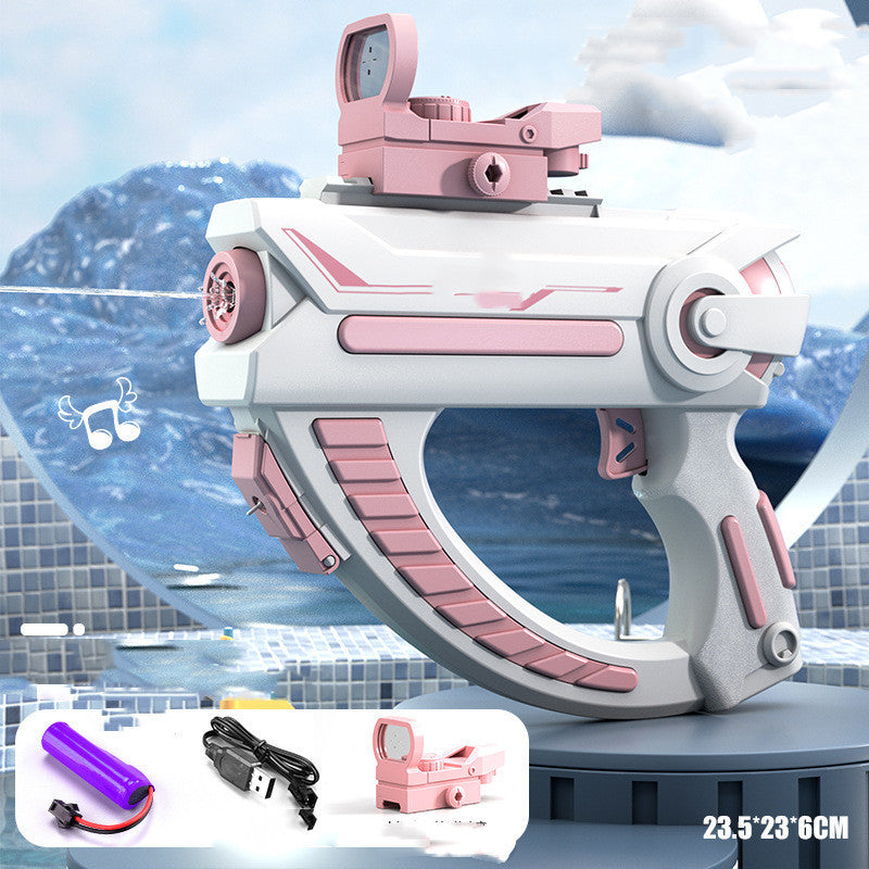 Space | Water Gun | Usb Charging | Large 358ml Tank | Fun Summer Outdoor Water Fight Toy -