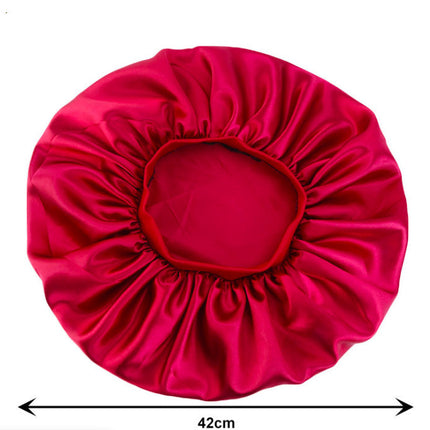 Beauty print Satin silk Bonnet sleep night cap