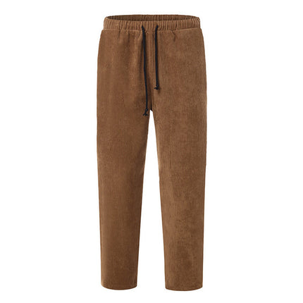 Winter Men Corduroy Pants Streetwear Joggers