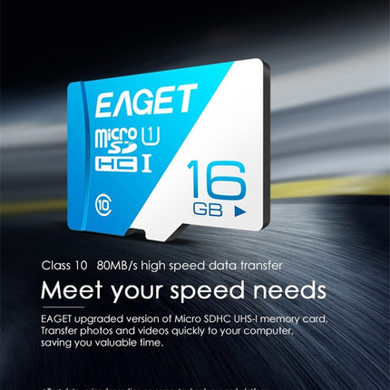 EAGET T1 Micro SD Card 64GB 32GB 16GB Memory Card 128GB TF Card Class10 UHS-I 80MB S Microsd   Memory Card For Smartphone