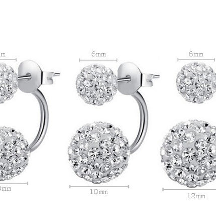 Rhinestone earrings